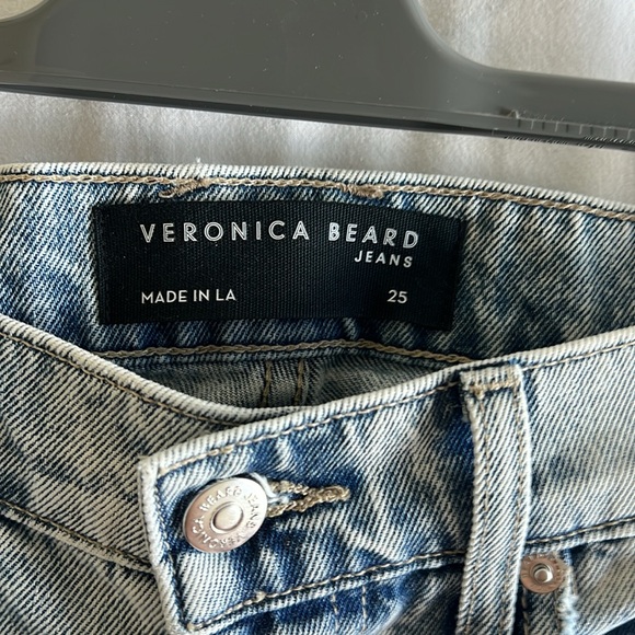 Veronica Beard Jeans Denim Short Size 25/0 pebble stone - Picture 13 of 16